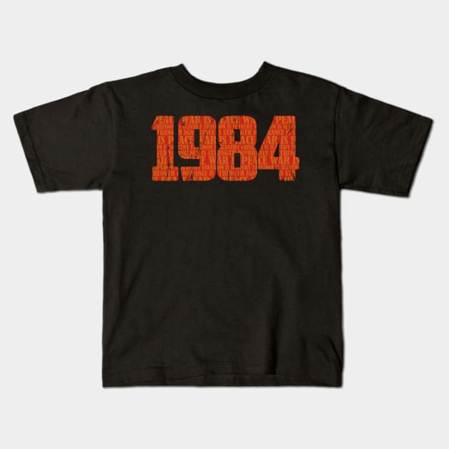 1984 Kids T-Shirt by Adamantitan